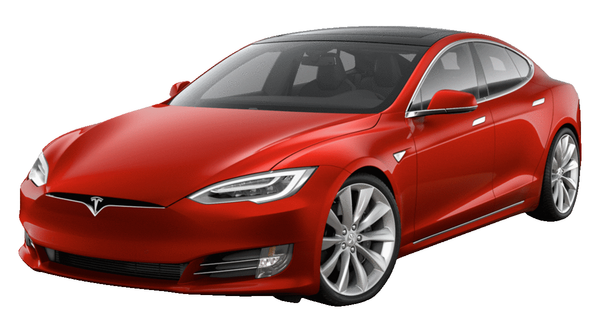 An animation showing PPF applied to a Tesla Model S in 3 ways: Partial Front, Full Front, and Full Vehicle