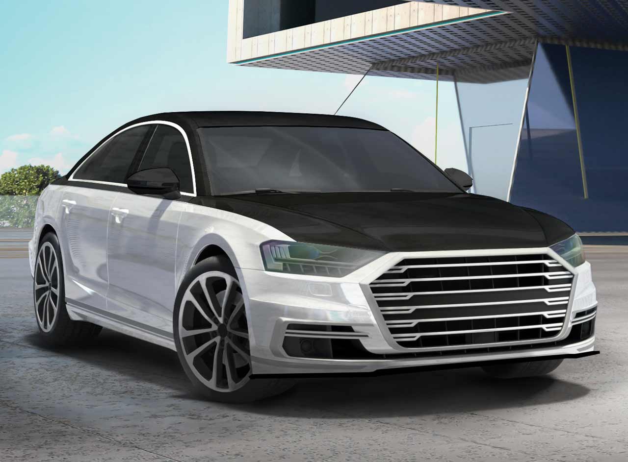 A luxury vehicle with Llumar Select Black PPF on the hood.