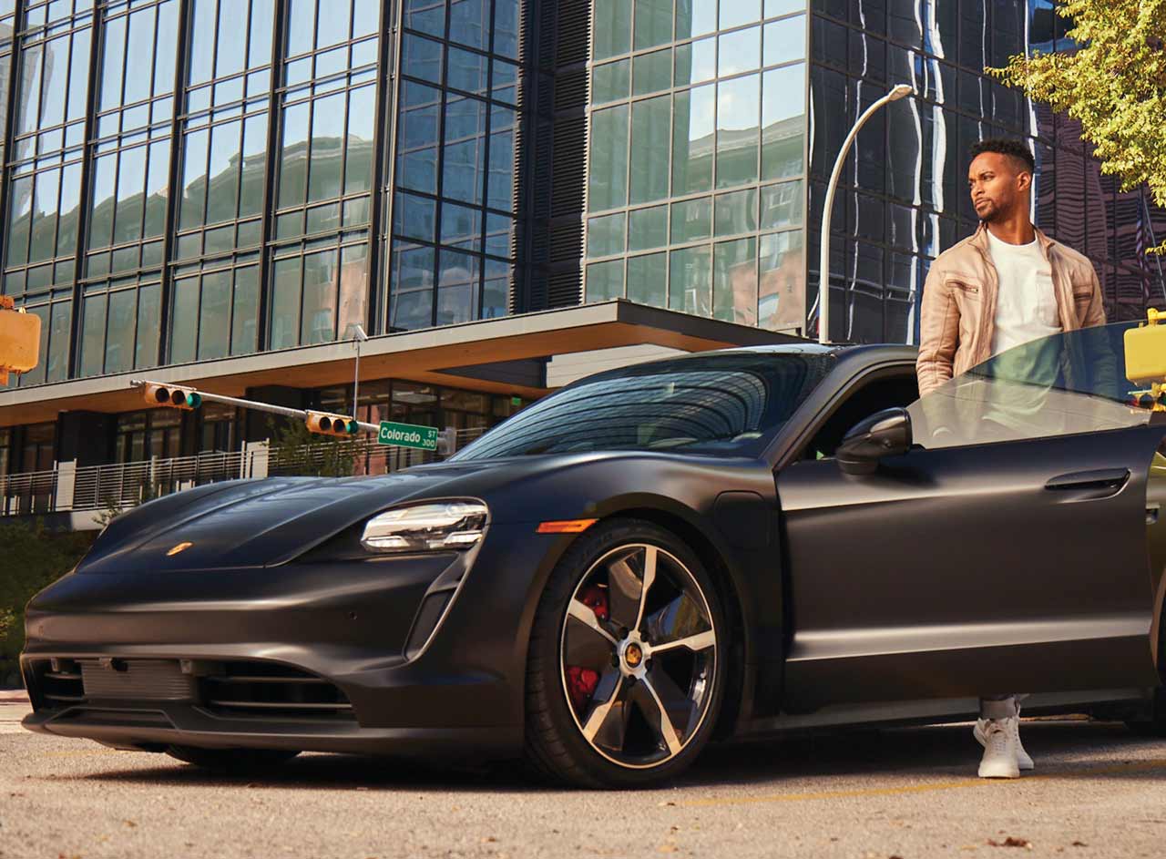 Platinum Matte PPF Series on a Porsche<br />